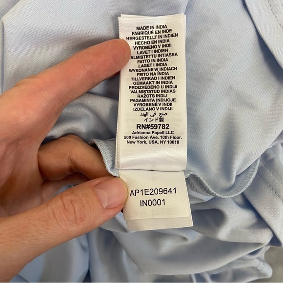 Adrianna Papell Plus Womens Beaded Maxi Evening Dress Size 20W - Picture 10 of 13